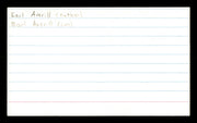 Earl Averill Sr. & Earl Averill Jr. Autographed 3x5 Index Card SKU #171220