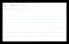 Earl Averill Sr. & Earl Averill Jr. Autographed 3x5 Index Card SKU #171220