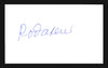 Rod Carew Autographed 3x5 Index Card Minnesota Twins Stock #185908