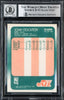 John Stockton Autographed 1988-89 Fleer Rookie Card #115 Utah Jazz Auto Grade Gem Mint 10 Beckett BAS Stock #232721