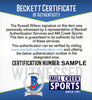 Russell Wilson Autographed Sports Illustrated Magazine Seattle Seahawks Signed in Blue RW Holo & Beckett BAS Stock #182297