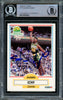 Shawn Kemp Autographed 1990-91 Fleer Rookie Card #178 Seattle Super Sonics Beckett BAS Stock #182002