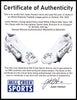 Justin Herbert Autographed Pair Of Game Used White & Black Nike Vapor 360 Pro Cleats Los Angeles Chargers "Game Used, Broncos 16 vs Chargers 19, 10/17/22, 238 Yds" Beckett BAS Witness #W453550 & #W453551