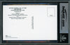 Frank Thomas Autographed Hall of Fame HOF Plaque Postcard Chicago White Sox Beckett BAS Stock #185248