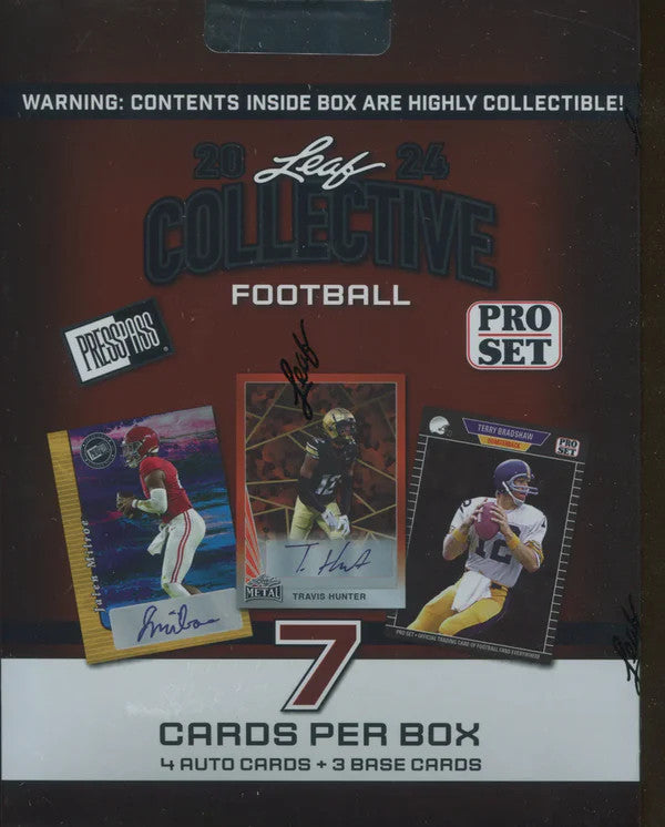 2024 Leaf Collective Football Hobby Box