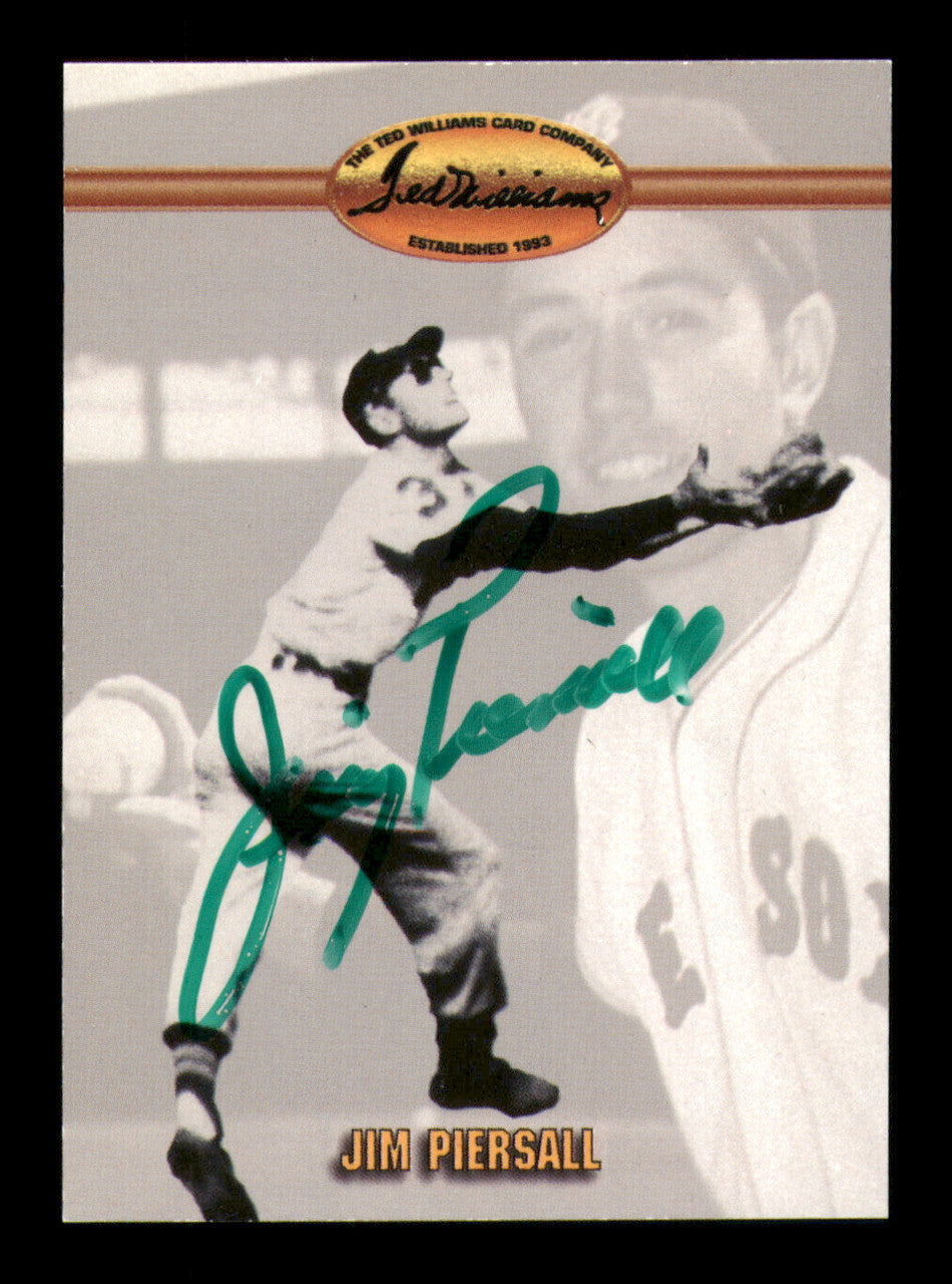 Jimmy Piersall Autographed 1993 Ted Williams Card #5 Boston Red Sox SKU #251063