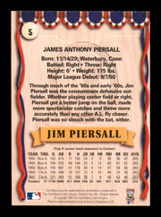 Jimmy Piersall Autographed 1993 Ted Williams Card #5 Boston Red Sox SKU #251063