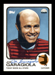 Joe Garagiola Autographed 1991 Topps Today Show Card #1 St. Louis Cardinals SKU #251067