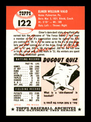 Elmer Valo Autographed 1991 1953 Topps Archives Card #122 Philadelphia A's SKU #251075