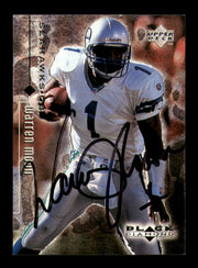 Warren Moon Autographed 1998 Upper Deck Black Diamond Card #81 Seattle Seahawks SKU #251097