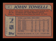 John Tonelli Autographed 1985-86 Topps Card #41 New York Islanders SKU #251116