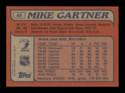 Mike Gartner Autographed 1985-86 Topps Card #46 Washington Capitals SKU #251121