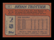 Bryan Trottier Autographed 1985-86 Topps Card #60 New York Islanders SKU #251132