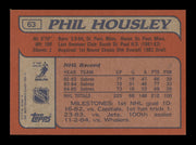 Phil Housley Autographed 1985-86 Topps Card #63 Buffalo Sabres SKU #251134