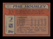 Phil Housley Autographed 1985-86 Topps Card #63 Buffalo Sabres SKU #251135