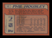 Phil Housley Autographed 1985-86 Topps Card #63 Buffalo Sabres SKU #251137