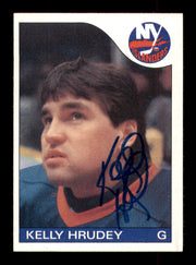 Kelly Hrudey Autographed 1985-86 Topps Rookie Card #122 New York Islanders SKU #251154