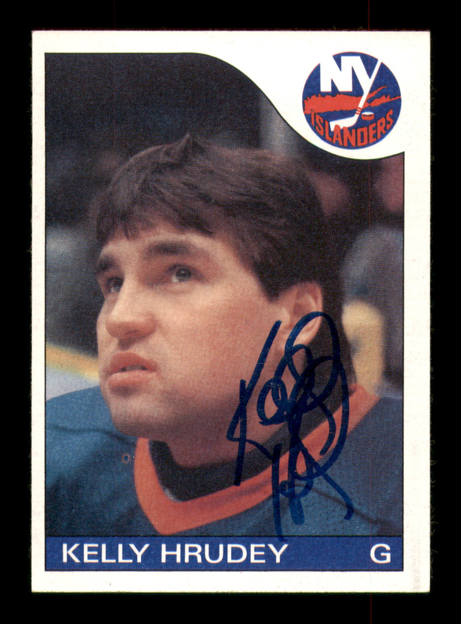 Kelly Hrudey Autographed 1985-86 Topps Rookie Card #122 New York Islanders SKU #251154