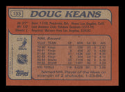 Doug Keans Autographed 1985-86 Topps Card #133 Boston Bruins SKU #251155