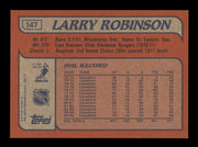 Larry Robinson Autographed 1985-86 Topps Card #147 Montreal Canadiens SKU #251163