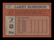 Larry Robinson Autographed 1985-86 Topps Card #147 Montreal Canadiens SKU #251164
