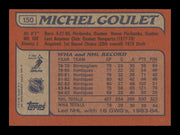 Michel Goulet Autographed 1985-86 Topps Card #150 Quebec Nordiques SKU #251168