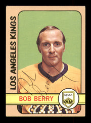 Bob Berry Autographed 1972-73 Topps Card #21 Los Angeles Kings SKU #251170