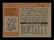 Fred Stanfield Autographed 1972-73 Topps Card #135 Boston Bruins SKU #251172