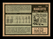 Don Marcotte Autographed 1971-72 O-Pee-Chee Card #176 Boston Bruins SKU #251187