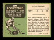 Tim Ecclestone Autographed 1970-71 Topps Card #102 St. Louis Blues SKU #251193