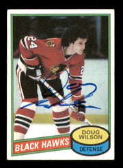 Doug Wilson Autographed 1980-81 Topps Card #12 Chicago Blackhawks SKU #251211
