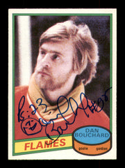Dan Bouchard Autographed 1980-81 O-Pee-Chee Card #68 Calgary Flames SKU #251226