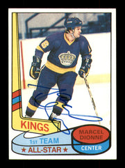 Marcel Dionne Autographed 1980-81 Topps Card #81 Los Angeles Kings SKU #251229