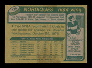 Real Cloutier Autographed 1980-81 Topps Card #178 Quebec Nordiques SKU #251239