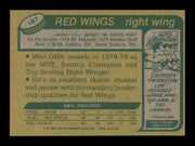 Mike Foligno Autographed 1980-81 Topps Rookie Card #187 Detroit Red Wings SKU #251241
