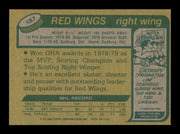 Mike Foligno Autographed 1980-81 Topps Rookie Card #187 Detroit Red Wings SKU #251242