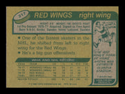 Dan Labraaten Autographed 1980-81 Topps Card #217 Detroit Red Wings SKU #251245
