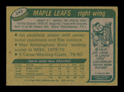 Rick Vaive Autographed 1980-81 Topps Rookie Card #242 Toronto Maple Leafs SKU #251247