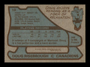 Doug Risebrough Autographed 1979-80 Topps Card #13 Montreal Canadiens SKU #251261
