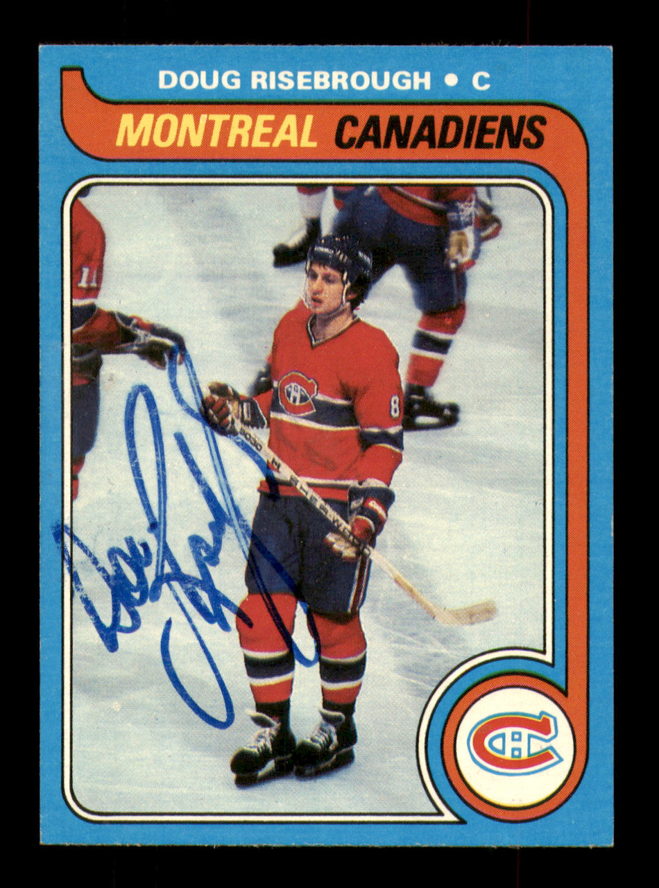 Doug Risebrough Autographed 1979-80 Topps Card #13 Montreal Canadiens SKU #251262