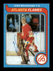 Dan Bouchard Autographed 1979-80 Topps Card #28 Atlanta Flames SKU #251265