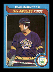 Dale McCourt Autographed 1979-80 Topps Card #63 Los Angeles Kings SKU #251281