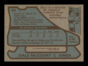 Dale McCourt Autographed 1979-80 Topps Card #63 Los Angeles Kings SKU #251281