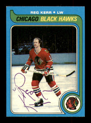 Reg Kerr Autographed 1979-80 Topps Card #67 Chicago Blackhawks SKU #251289