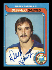 Derek Smith Autographed 1979-80 Topps Card #89 Buffalo Sabres SKU #251297