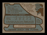 Reggie Leach Autographed 1979-80 Topps Card #95 Philadelphia Flyers SKU #251302