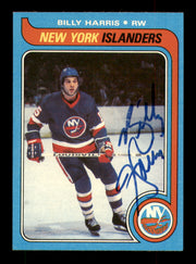 Billy Harris Autographed 1979-80 Topps Card #115 New York Islanders SKU #251312