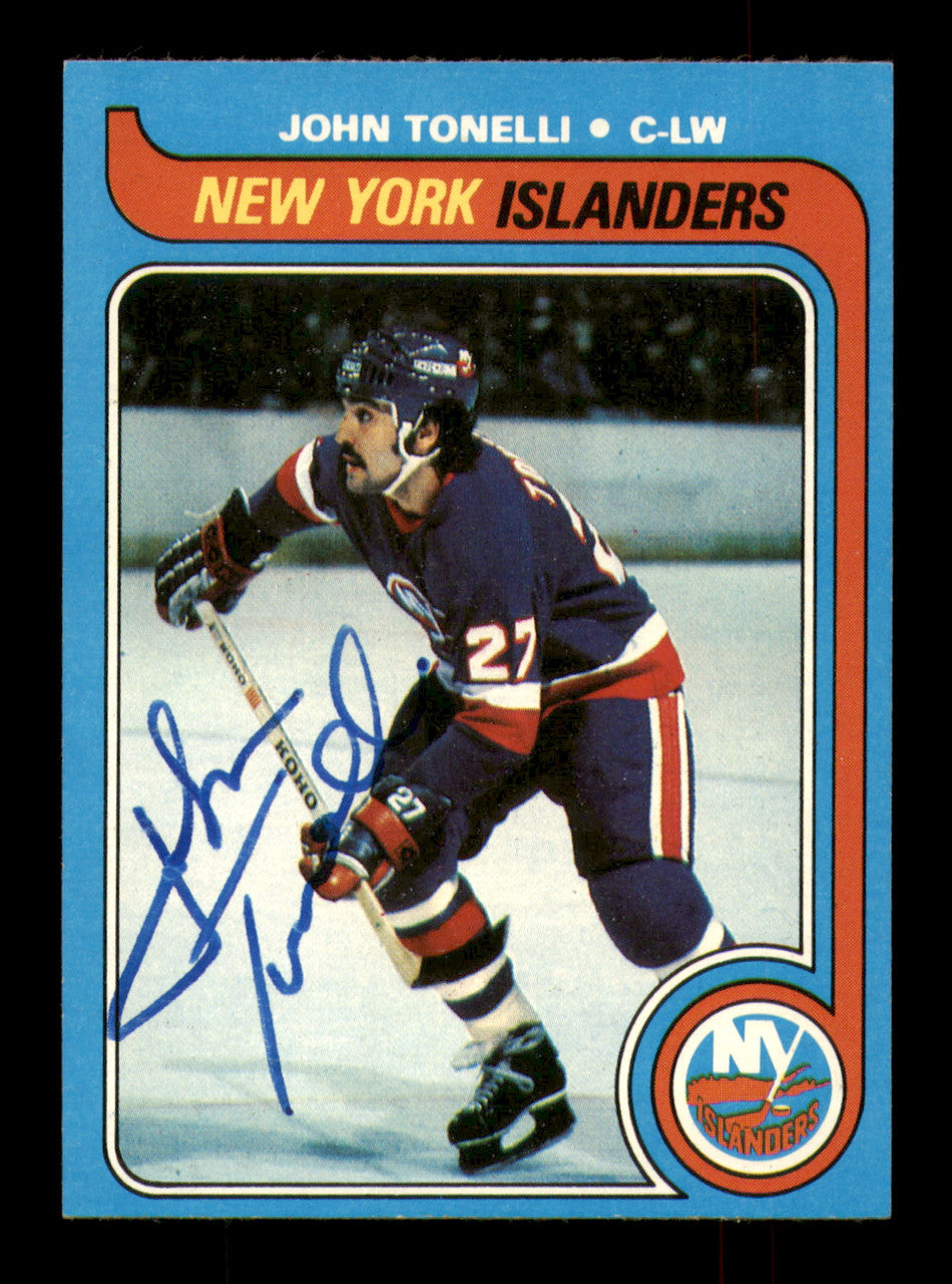 John Tonelli Autographed 1979-80 Topps Rookie Card #146 New York Islanders SKU #251318