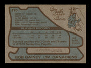 Bob Gainey Autographed 1979-80 Topps Card #170 Montreal Canadiens SKU #251330