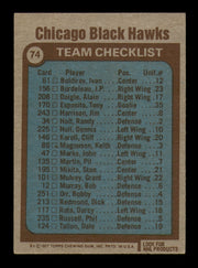 Bob Murray Autographed 1977-78 Topps Card #74 Chicago Blackhawks SKU #251361